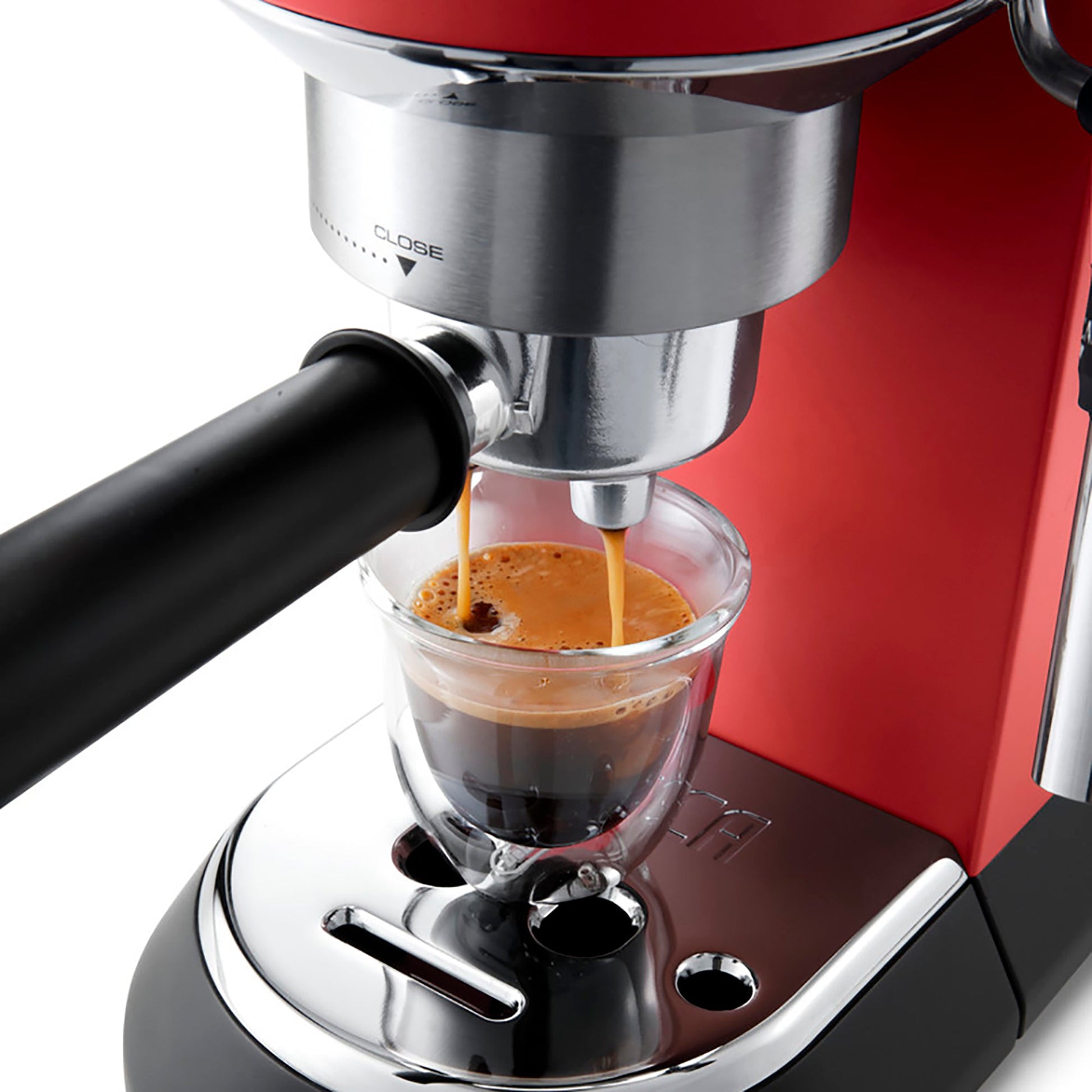 cafetera dedica roja espresso