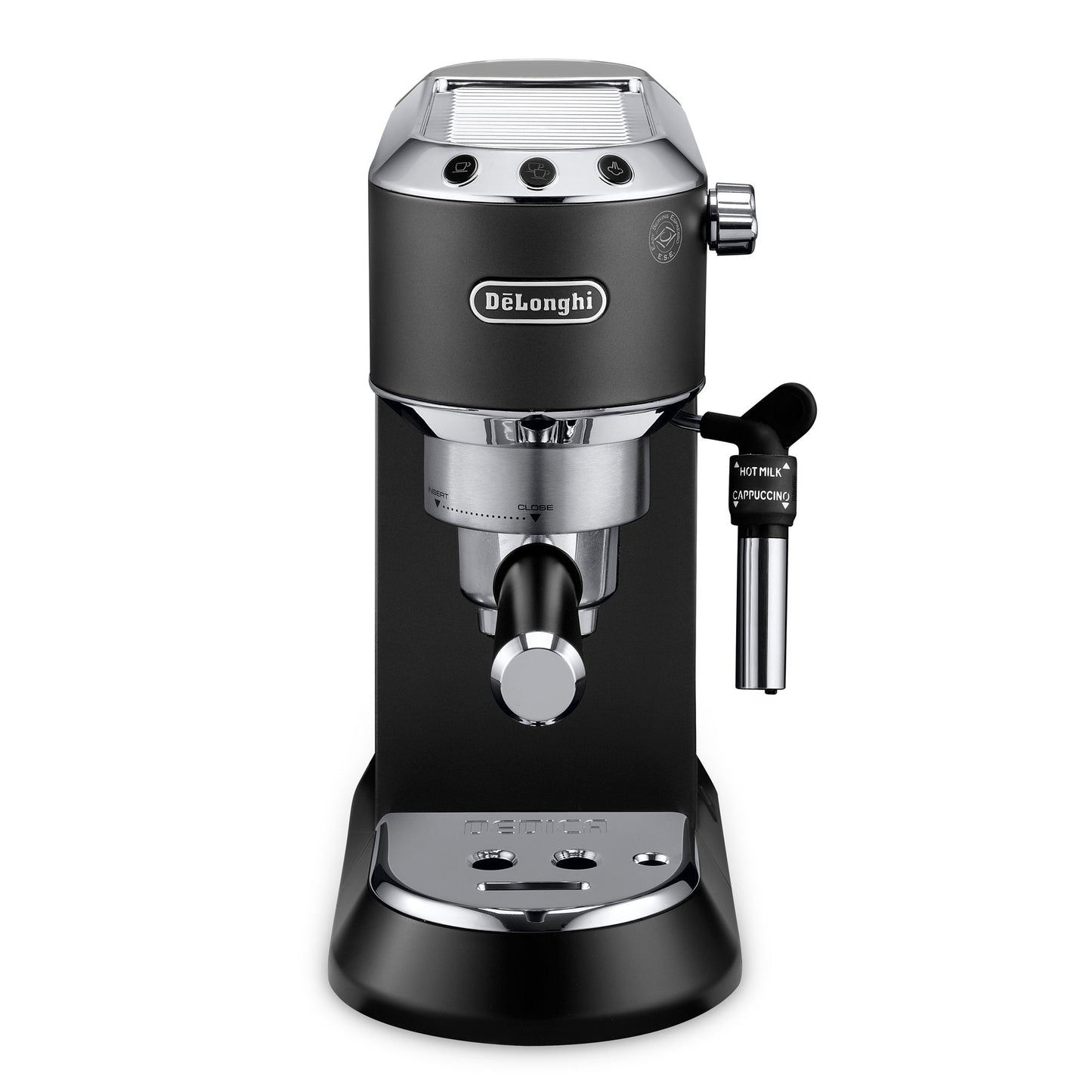 cafetera dedica negra frente