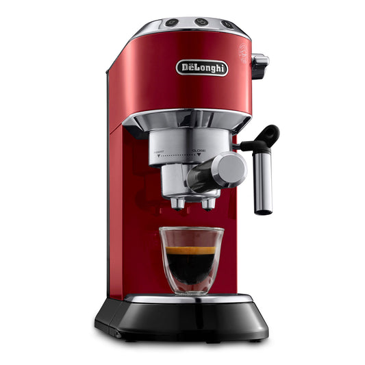 cafetera dedica roja